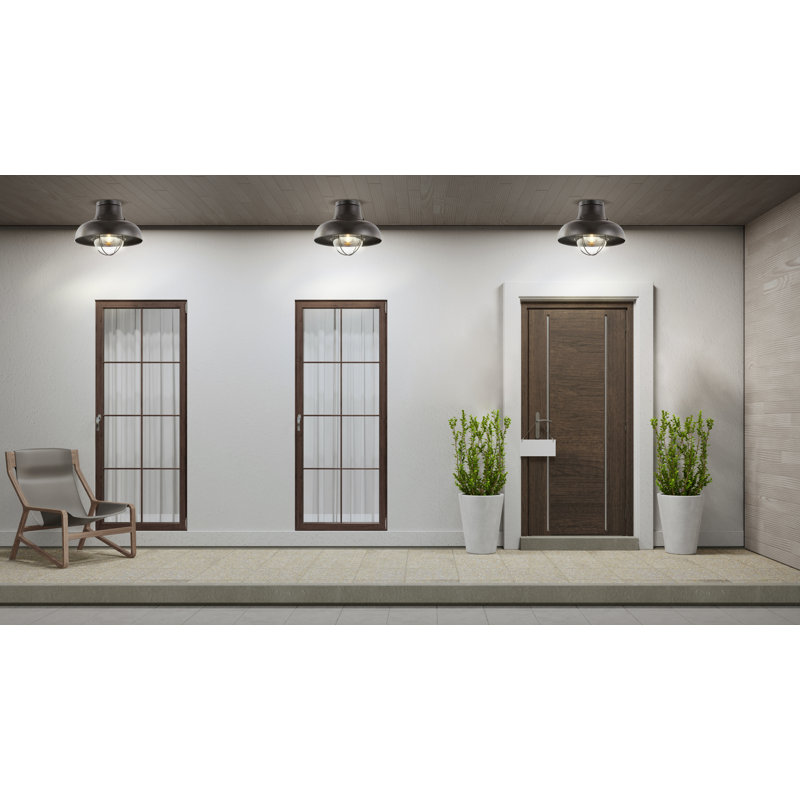 Sadler Semi Flush Mount, Oil Rubbed Bronze