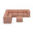 Praia 7-Piece Upholstered L-shaped Sectional Sofa with Ottoman and Sunbrella Cushions-107485353