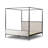 Modella Upholstered Metal Canopy Bed-1365472173