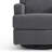 Upholstered Classic Wing Back Manual Handle Swivel Rock Glider Recliner Set of 2-1480243149