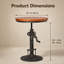 Julyana Solid Wood Top End Table-1459948268