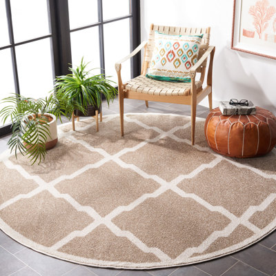 Ammundsen Geometric Wheat/Beige Indoor Area Rug