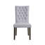 Ensemble de 2 chaises d'appoint rembourrées