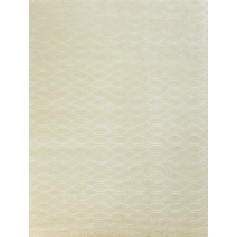 Tapis sable noué à la main de haute qualité, Rectangle 6 pi x 9 pi