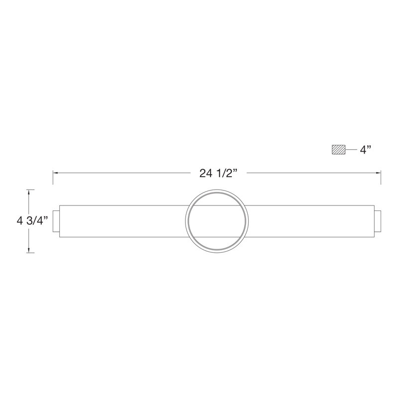 Dimmable LED Bath Bar, Gold
