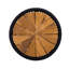 Table d'appoint d'extérieur noire en bois d'acacia et corde tissée Scott Living Nara-953244870