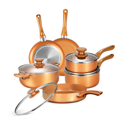 10 - Piece Non-Stick Aluminum Cookware Set