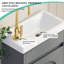 21mm Single Bathroom Vanity with Drop In Ceramic Basin-1966528848