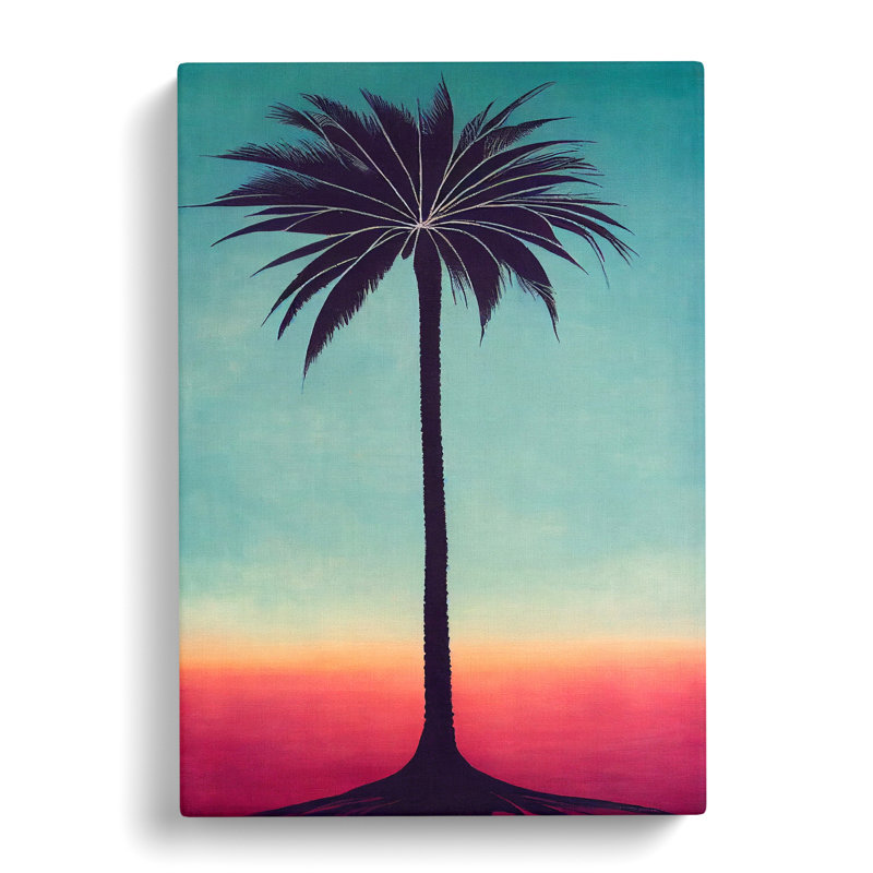CAN-V0523-1692X Palm Tree Art Vol.1 - Wrapped Canvas Print, 50cm H x 35cm W