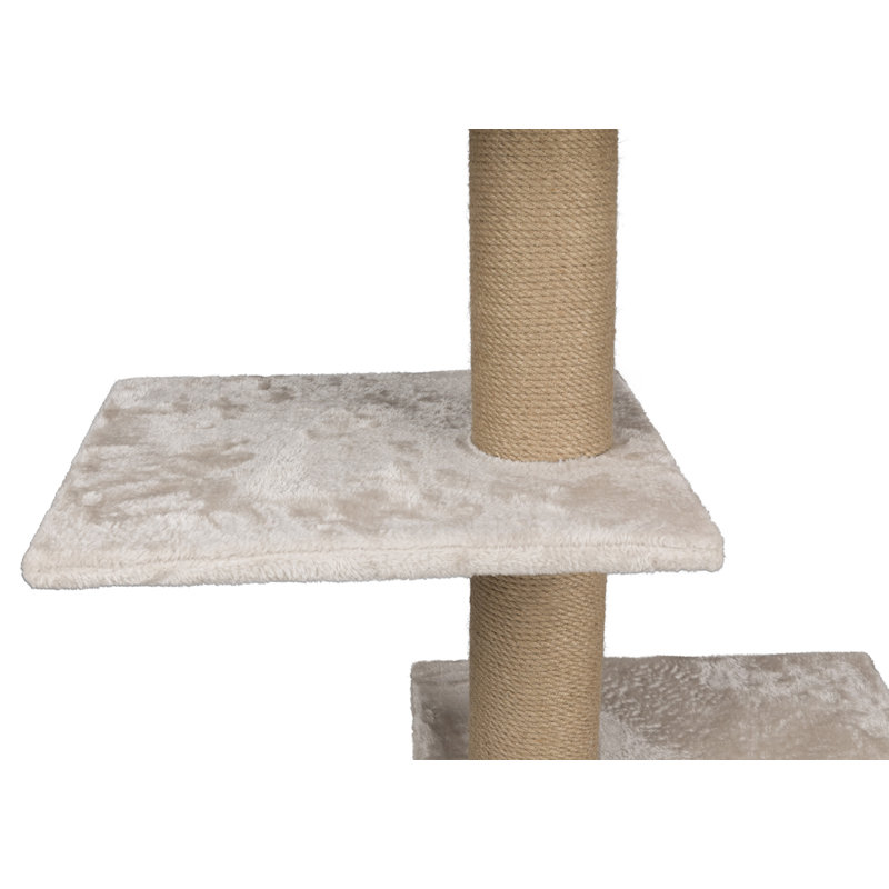 Dayna 60" Wall Mount Cat Tree with Sisal Scratching Post and Hammock