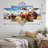 Farmhouse Animals Wall Decor on Metal