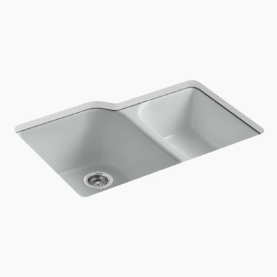 Executive Chef™ 33" L x 22" W Undermount Kitchen Sink with 4 Oversize Faucet Holes