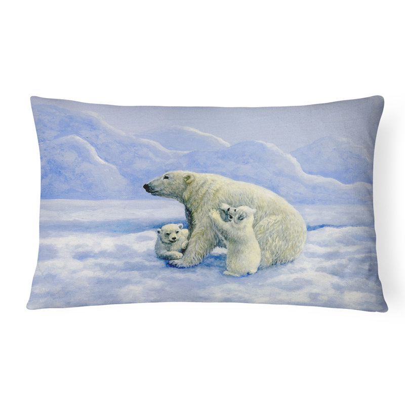  Coussin intérieur / extérieur en tissu polaire Bears par Daphne Baxter