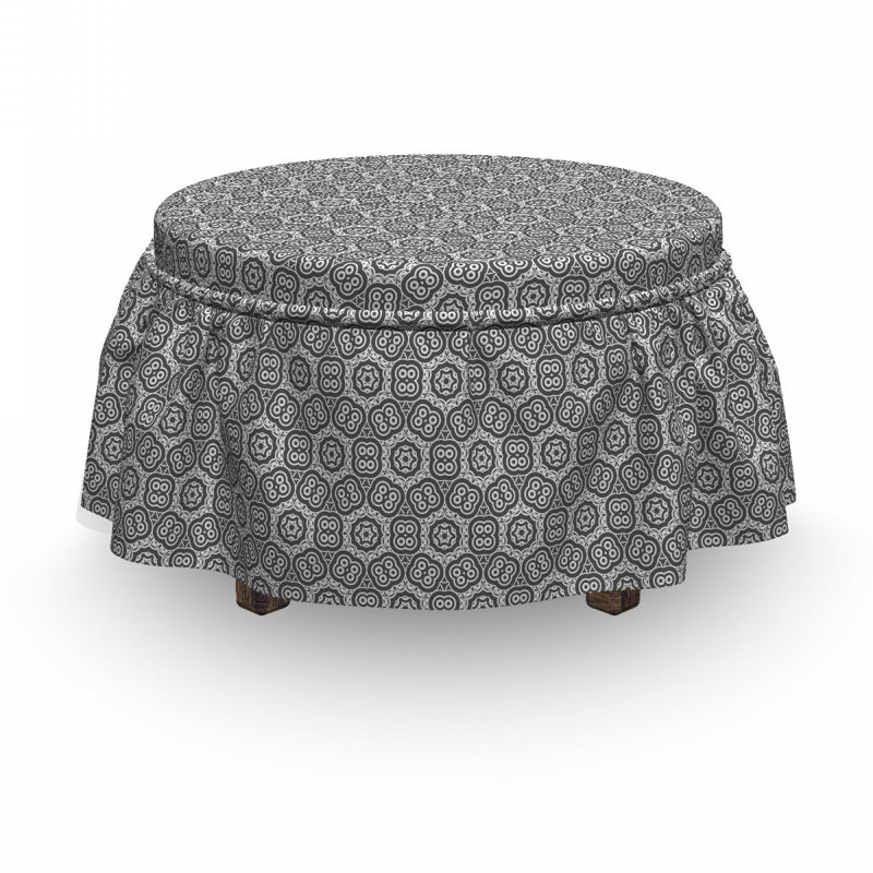 Box Cushion Ottoman Slipcover