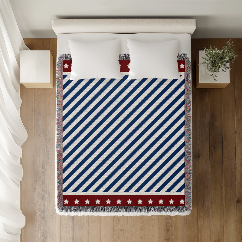 Jeté en coton Liberty, 50 x 70