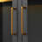 76.75-Inch Tall Display Cabinet With Double Glass Doors And LED Lights For Collectibles