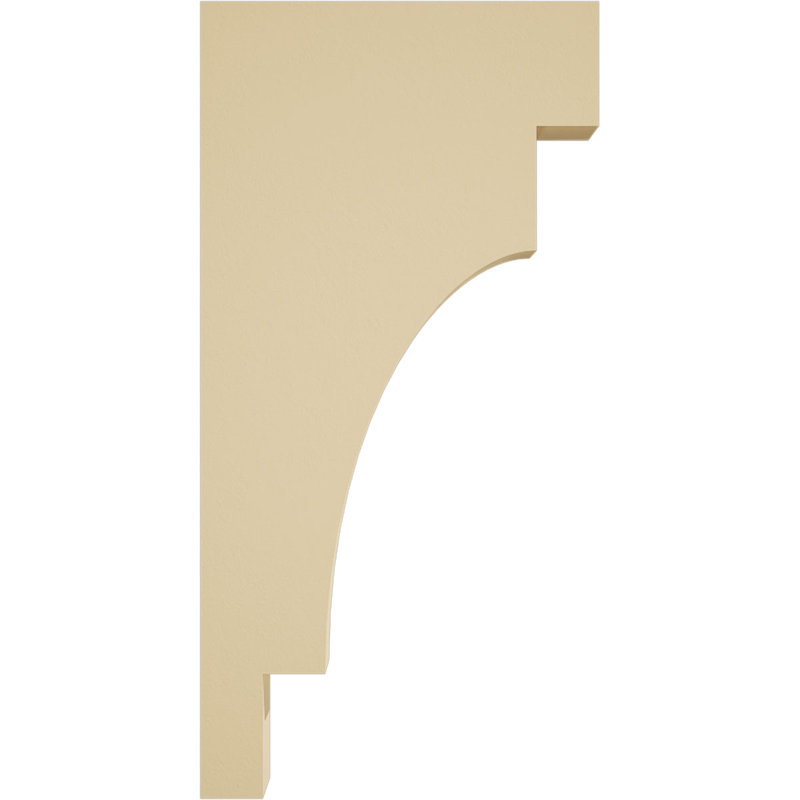 Corbeau d'uréthane méditerranéen Signature, brun clair apprêté, 24 po x 3,5 po x 12 po