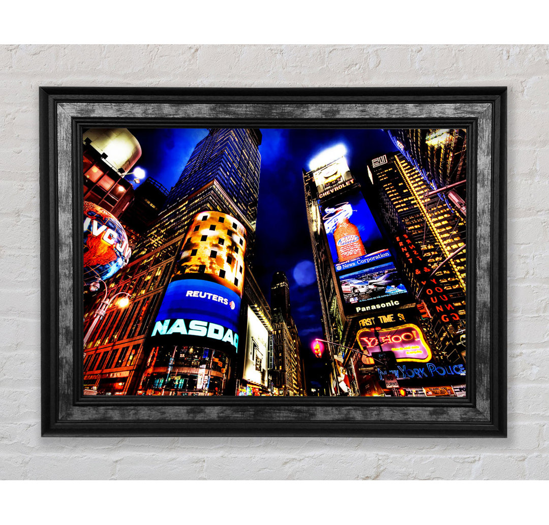 NYC Times Square Lights - Einzelne Bilderrahmen Kunstdrucke