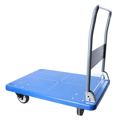 Chariot de bureau robuste et pliable - Plateforme d'une capacité de 660 lb avec poignée pliable pour le transport de fichiers