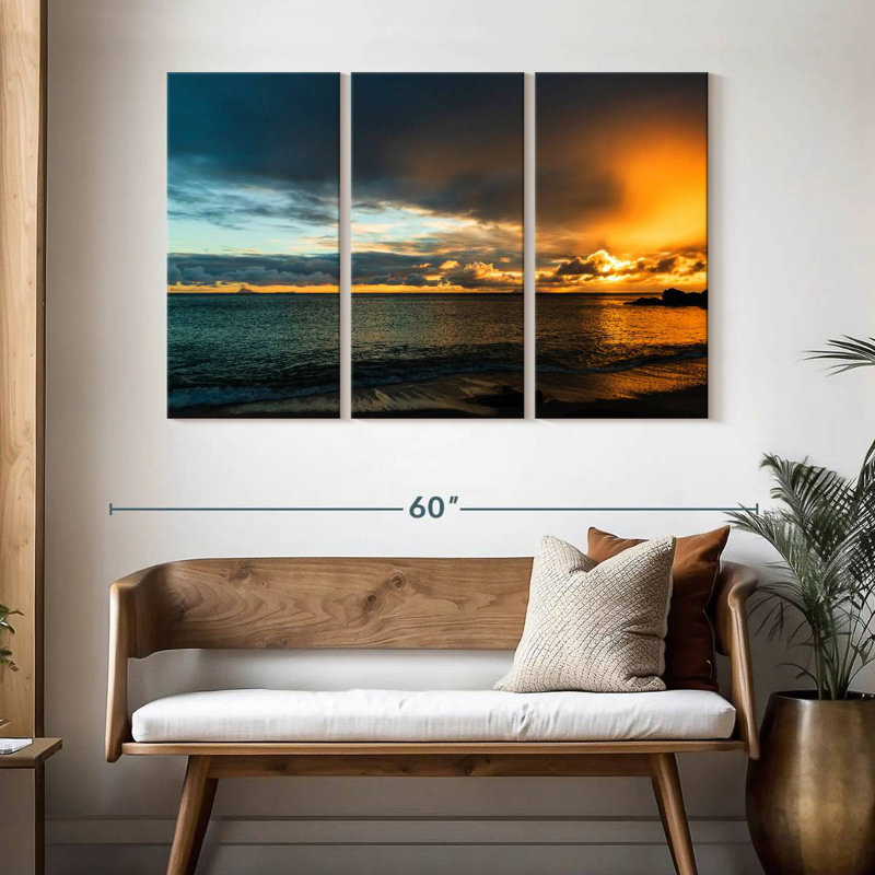 Gillard Sunset At Shell Beach, 32" H x 50" W