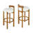 Ray Rubberwood Counter and Bar Stools With Cushion Seat-1700161730-1697821762-1697821763