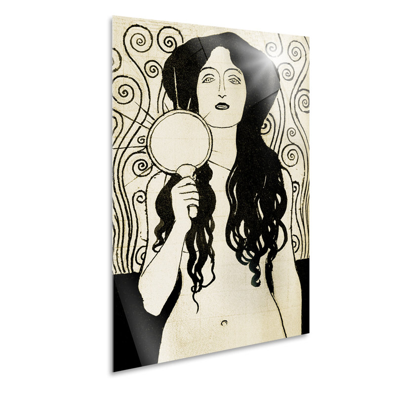 Detail Of The Illustration Nuda Veritas by Gustav Klimt - No Frame Painting on Plastic / Acrylic, 95cm H x 65cm W