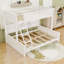 Lit superposé en bois avec tablettes, station de charge USB et prise-259804832-259804833