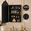 Pharmacie baroque en métal 32 po x 24 po avec miroir et ornements amovibles-1610924378-1616002600