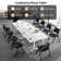 3 Pcs 63'' Flip-top Nesting Mobile Training Table