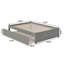 Lit plateforme double Avdain