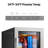 Ca'lefort 15 in Beverage Refrigerators & Coolers Right handed 100 Cans 34-54℉ Beverage Fridge-124527552