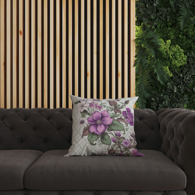 Floral Square Cushion