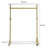 Jarnagan 31.5'' Rolling Industrial Pipe Clothing Rack