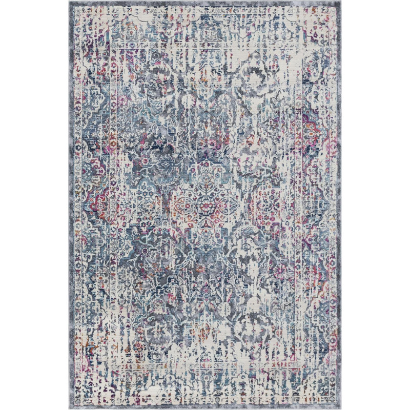 Oriental Indoor Rug, Rectangle 5'1" x 7'10"