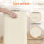 Grand panier à linge 100l avec couvercle, panier à linge pliable avec couvercle et sac intérieur réutilisable, grand panier à linge sale pour salle de lavage, salle de bain, dortoir, chambre à coucher, blanc