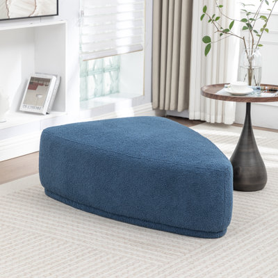 Alcester Faux Fur Upholstered Ottoman