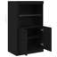 Side Cabinet with LED Lights Storage Sideboard Cupboard Engineered Wood-809231095