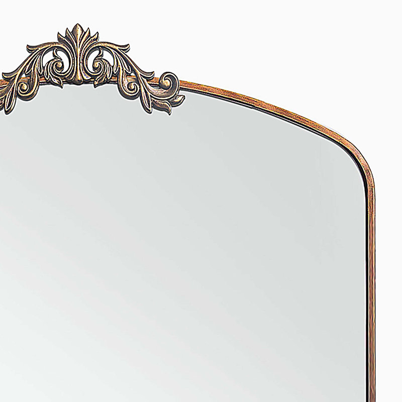 Miroir pleine grandeur 36 po x 66 po rétro, Bronze Antique, 66,5 po x 36 po 