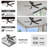  56" Smart DC Motor Ceiling Fan with LED Lights, Remote Control and Downrod Inculded