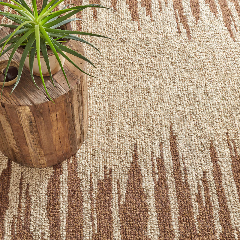 Moss Russet Handwoven Jute Rug, Rectangle 2' x 3'