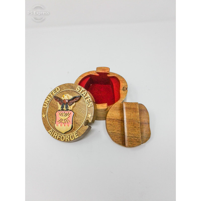 Boîte à énigmes en bois United States Air Force