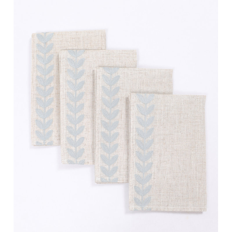 Serviette Edison Park, Bleu