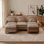 Canapé 3 places en tissu Wildy Teddy-1211190562-1211190751