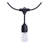 24 Foot LED String Light 12-S14 Lamps 2700K CCT Black 120V