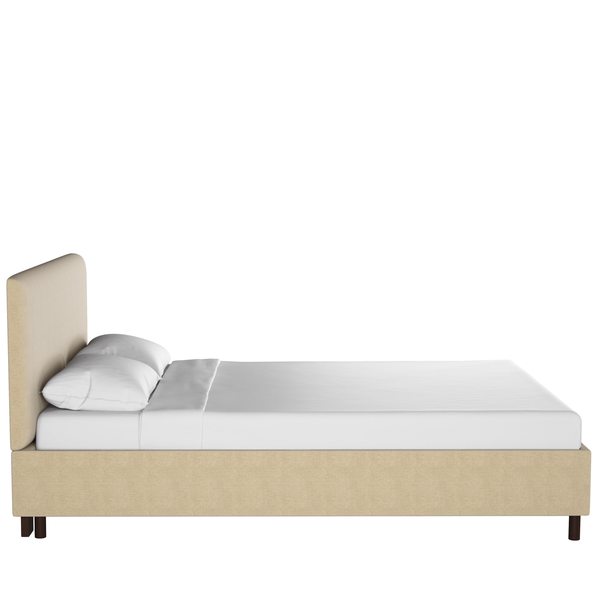 Eisley Upholstered Bed, California King, Zuma Natural Textured Linen
