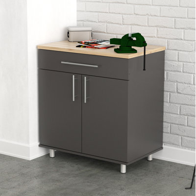 Jezelle Single Storage Cabinet ( 34.65 " H x 31.5 " W x 19.69 " D)