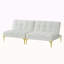 Tissu convertible futon avec pieds en métal