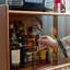 Armoire d'appoint moderne et antique