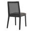Chaise d'appoint en bois et rotin Monarch-102521193