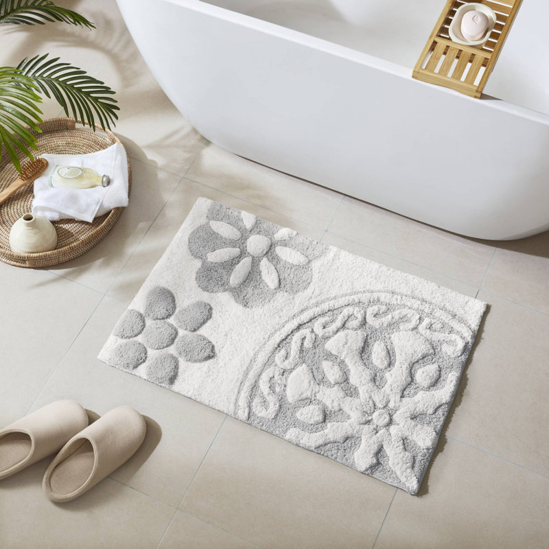 Tapis pour salle de bain Casablanca, Gris